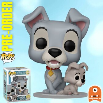 Funko Pop! Tramp with Puppy 1554 Disney Pre-Order