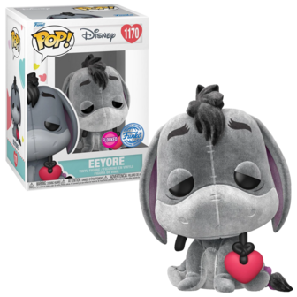 Funko POP! Eeyore w/ Heart FLocked 1170 Disney Exclusive