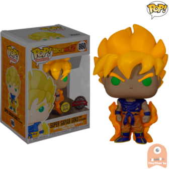 Funko POP! Animation Super Saiyan Goku First Appearance GITD 860 Dragonball Z Exclusive