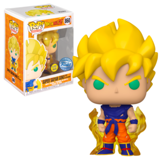 Funko POP! Animation Super Saiyan Goku First Appearance GITD 860 Dragonball Z Exclusive