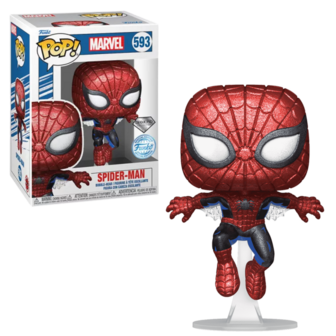 Funko POP! Marvel Spider-Man First Appearance Diamond 593 Marvel 80th Excl