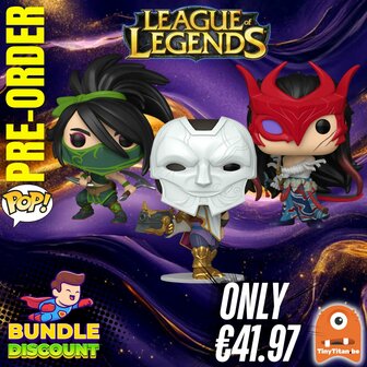 Funko POP! Super Discount Bundle of 3 League of Legends Pre-Order