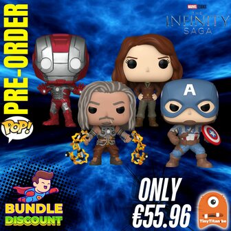 Funko POP!  Super Discount Bundle of 4 Infinity Saga Marvel Pre-Order