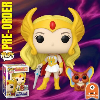 Funko POP! She-Ra w/ Kowl 1800 MOTU She-Ra princess of Power Pre-Order