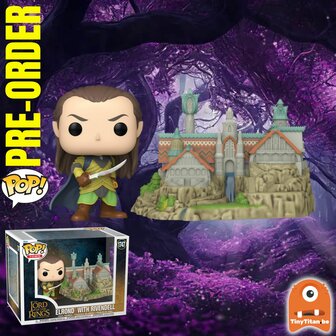 Funko POP! Town Elrond &amp; Rivendell 1747 Lord of the Rings Pre-Order