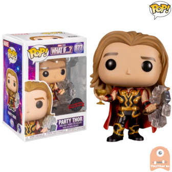 Funko POP!  Marvel Party Thor 877 What If? Exclusive