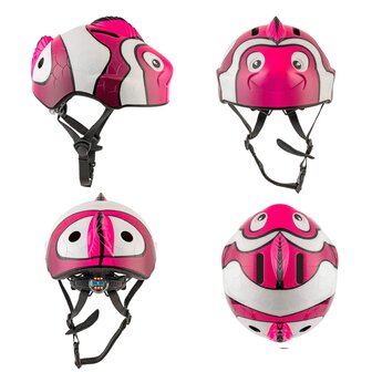 Crazy Safety - Fish Bicycle Helmet - Pink