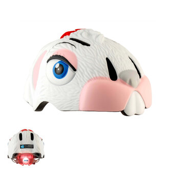 Crazy Safety - Bunny Bicycle Helmet - White