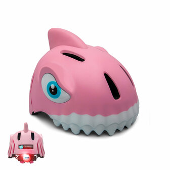 Crazy Safety - Shark Bicycle Helmet - Pink