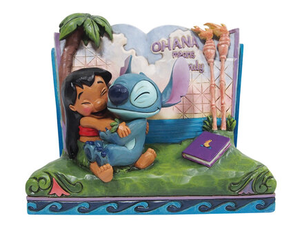 Disney Traditions Lilo and Stitch Storybook Figurine