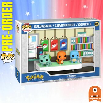 Funko POP! MOMENTS Deluxe Pokemon Starters 1996 01 Pokemon Pre-Order