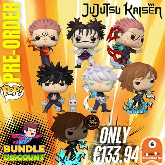 Funko POP! Super Discount Bundle of 6 + CHASE Jujutsu Kaisen Pre-Order