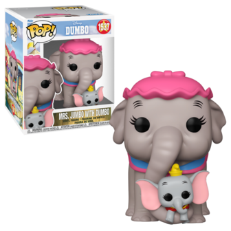 Funko POP! Super Mrs. Jumbo with Dumbo 6Inch 1537 Disney Dumbo