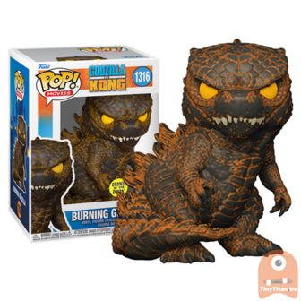 Funko POP! Movies Godzilla GITD 1316 Godzilla vs Kong Exclusive R