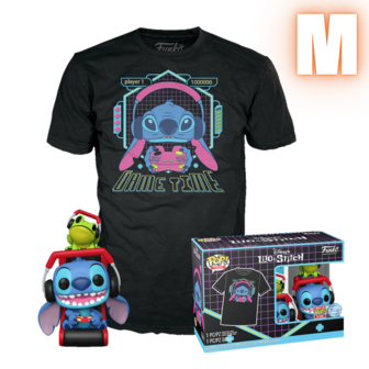 Funko POP! &amp; TEE Box Gamer Stitch w/ Frog - Disney Lilo &amp; Stitch Exclusive - M Pre-Order