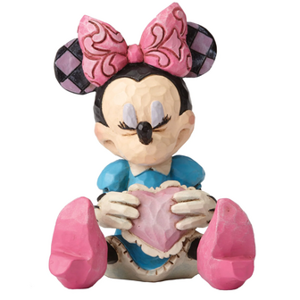 Disney Traditions Minnie Mouse with Heart Mini Figurine