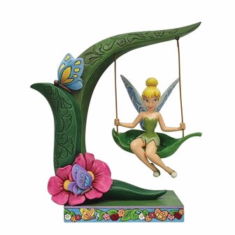 Disney Traditions Suspended in Springtime Music (Tinker Bell on Swing Figurine