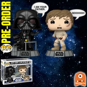 Funko POP! Vader &amp; Luke I am your Father 2-pack Star Wars Pre-Order