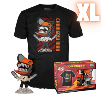 Funko POP! &amp; TEE Box Chainsaw Man - Chainsaw Man Exclusive - XL Pre-Order