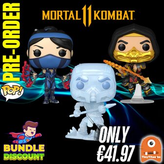 Funko POP! Super Discount Bundle of 3 Mortal Kombat 11 Pre-Order