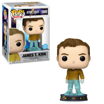 Funko POP! James T Kirk Glitter 1689 Star Trek Transporter Pre-Order