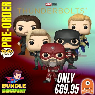 Funko POP! Super Discount Bundle of 5 Thunderbolts Marvel Pre-Order