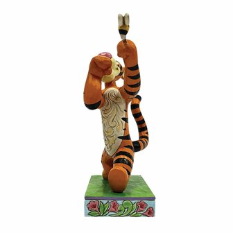 Disney Traditions Tigger Fighting a Bee Figurine