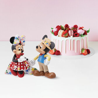 Disney Showcase Collection - Mickey &amp; Minnie Botanical Figurine