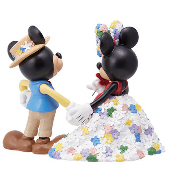 Disney Showcase Collection - Mickey &amp; Minnie Botanical Figurine