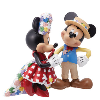 Disney Showcase Collection - Mickey &amp; Minnie Botanical Figurine