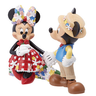 Disney Showcase Collection - Mickey &amp; Minnie Botanical Figurine