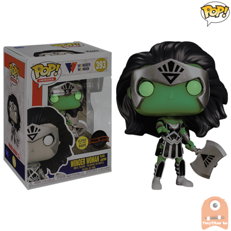 POP! Heroes Wonder Woman B&W GITD Black Lantern #393 Exclusive