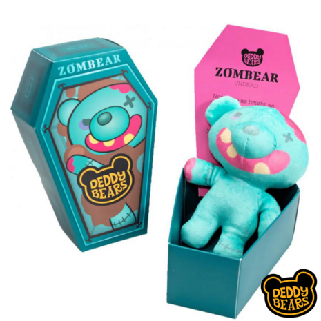 Deddy Bear Coffin Assorted Plush - Zombear 14 CM