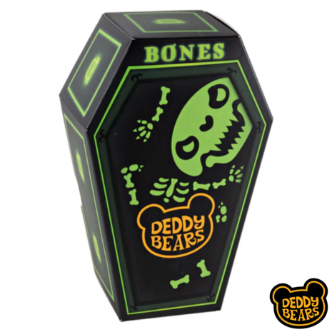 Deddy Bear Coffin Assorted Plush - Bones 14 CM