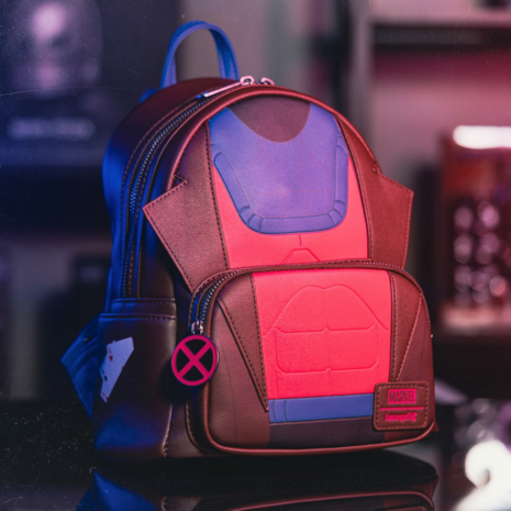 LOUNGEFLY X-Men Gambit Cosplay Mini-Backpack - Exclusive