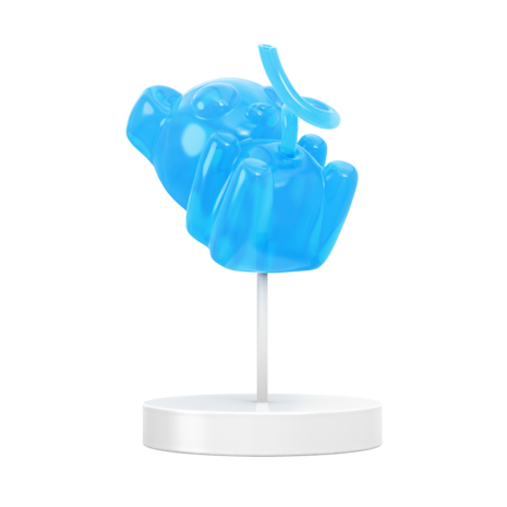 MIGHTY JAXX - IMMACULATE CONFECTION: GUMMI FETUS (BLUE RASPBERRY EDITION) BY JASON FREENY 