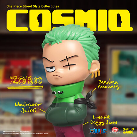 MIGHTY JAXX - COSMIQ X ONE PIECE: ZORO 20 CM