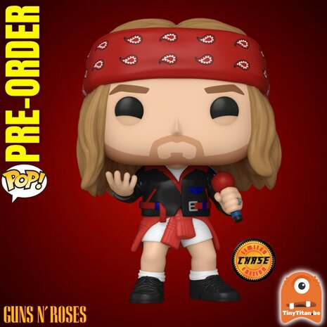 Funko POP! Bundle of 3 and CHASE  80's Guns N Roses ROCK Pre-Order