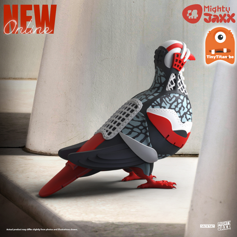 MIGHTY JAXX - PIGEON IN FLIGHT BY JEFF STAPLE 21CM