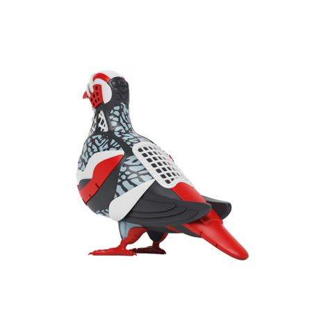 MIGHTY JAXX - PIGEON IN FLIGHT BY JEFF STAPLE 21CM