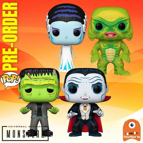 Funko POP!  Bundle of 4 Universal Monsters Pre-Order