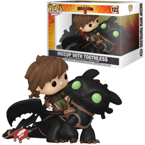 Funko POP! Ride DLX Hiccup w/ Toothless 123 How To Train A Dragon Pre-Order