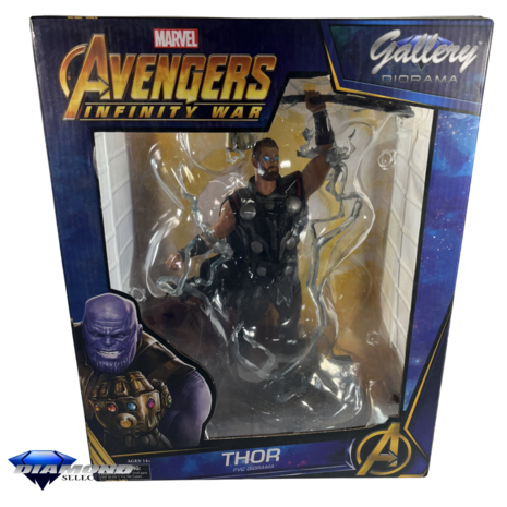 Diamond Marvel Gallery Avengers Infinity War Thor Diorama 23cm