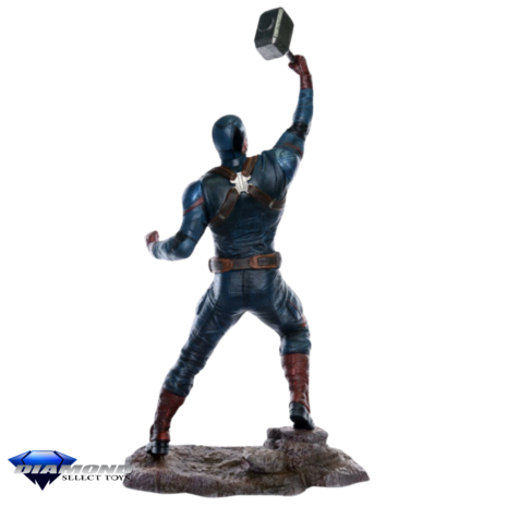 Diamond Marvel Gallery Avengers Endgame Captain America Diorama 23cm