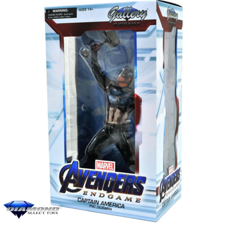 Diamond Marvel Gallery Avengers Endgame Captain America Diorama 23cm