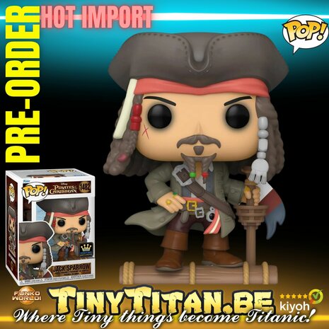 Funko POP! Jack Sparrow Opening 1482 Disney Pirates of the Caribbean Exclusive Pre-order