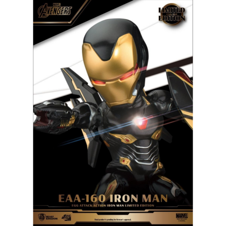 Beast Kingdom EGG Attack Action EAA-160 Marvel's Avengers Iron Man Limited Edition