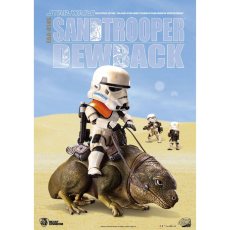 Beast Kingdom EAA-014S Star Wars: A New Hope Dewback & Imperial Sandtrooper