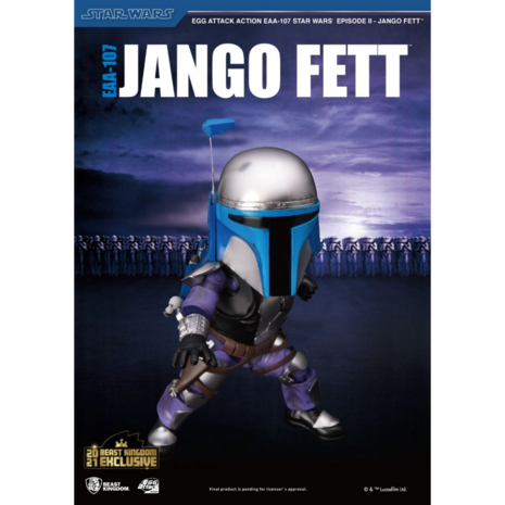 Beast Kingdom EGG Attack Action EAA-107 STAR WARS EP II Jango Fett