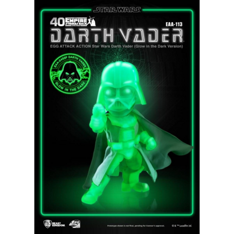 Beast Kingdom EGG Attack Action EAA-113 STAR WARS Darth Vader (Glow in the dark)